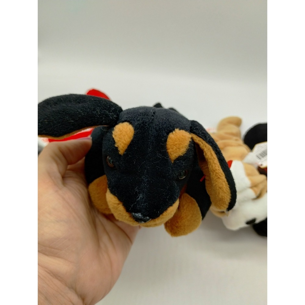 5 Ty Beanie Baby Plush Toy Vintage 90's Puppy Dog Rover Wrinkles GiGi Nanook Dob - Picture 5 of 11